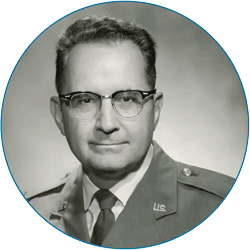 Col. John Paul Stapp in USAF uniform, headshot